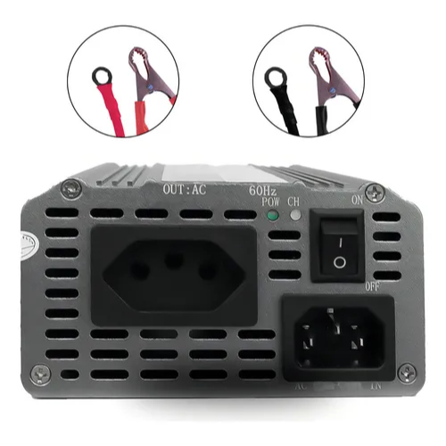 Inversor 12v 110v Conversor Tensao 60hz 500w Funcao Ups