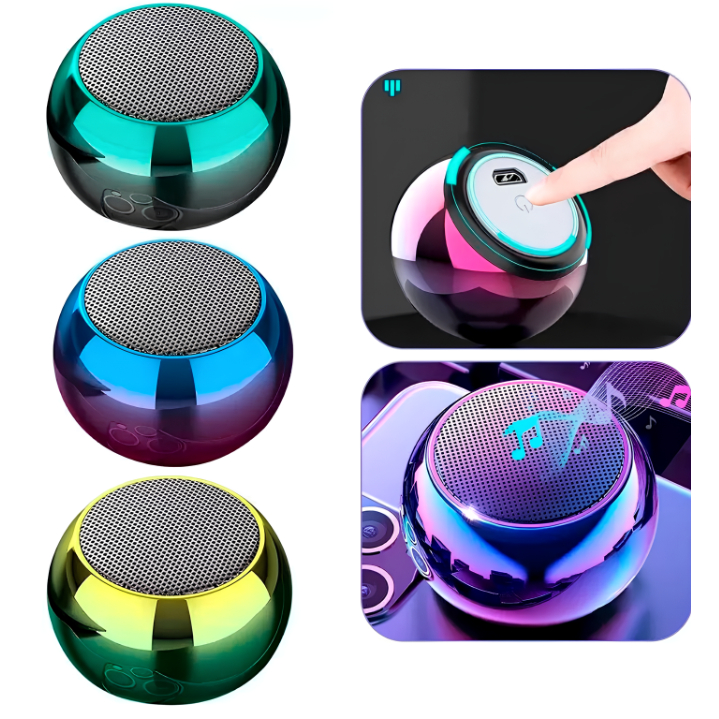 🔊 Caixa de Som Bluetooth Mini Xtrad XDG-209 🎵 Portátil, 3/5W RMS, Recarregável, Cores Sortidas