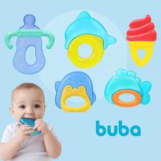 Massageador Para Gengiva Dentinhos Bebe Marca Buba De Silicone Mordedor Agua Varios Modelos  Coloridos