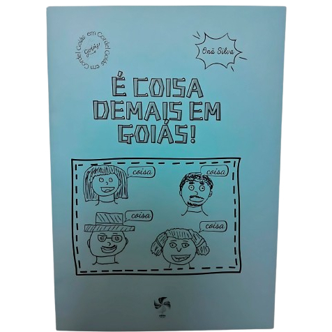 CORDEL "É coisa demais em Goiás" | autora cordelista Onã Silva | Editora Cuidarte, livreto | 10x15cm |  12 paginas, novo