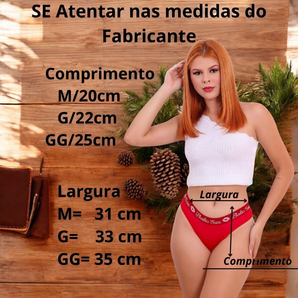 Kit 5 Calcinhas Fio Dental Cós Alto Calcinha Boka love forro duplo lingerie Conforto