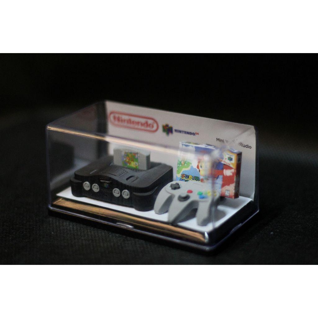 Miniatura Nintendo 64 Escala 1:5 | Impressão 3D | Item Geek Colecionável |Console Decorativo Geek Colecionável