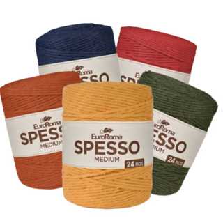 Barbante Macramê 24 fios 1 kg EuroRoma Colorido Envio Imediato em Oferta na Shopee