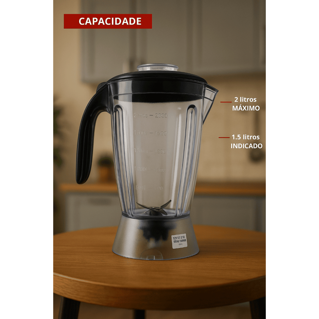 Copo Para Liquidificador Britania Eletronic Filter Preto