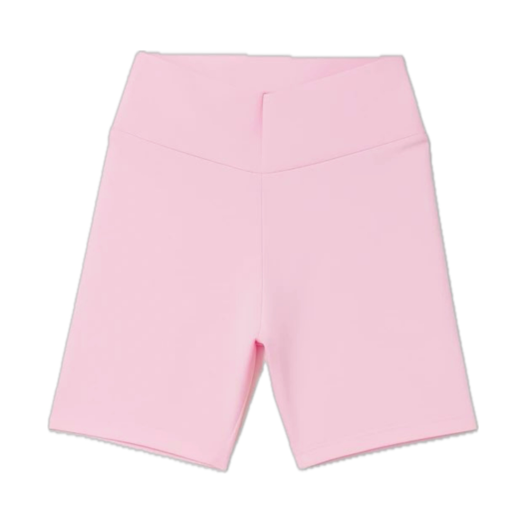 Short Rosa/Preto Em Suplex Ballet Infantil E Juvenil Para Meninas