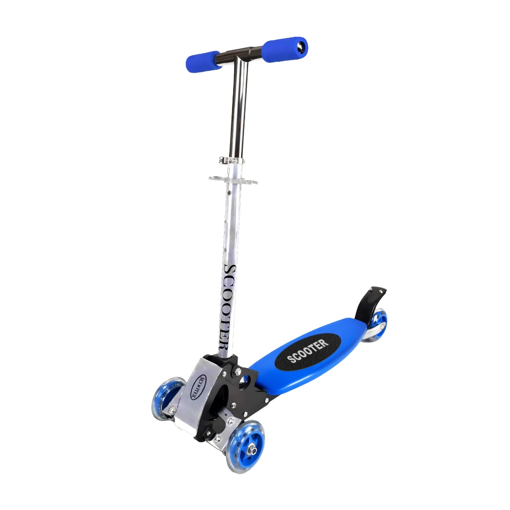 Patinete Infantil 3 Rodas Guidão Ajustável e Freio Traseiro JustGoFit em Oferta na Shopee