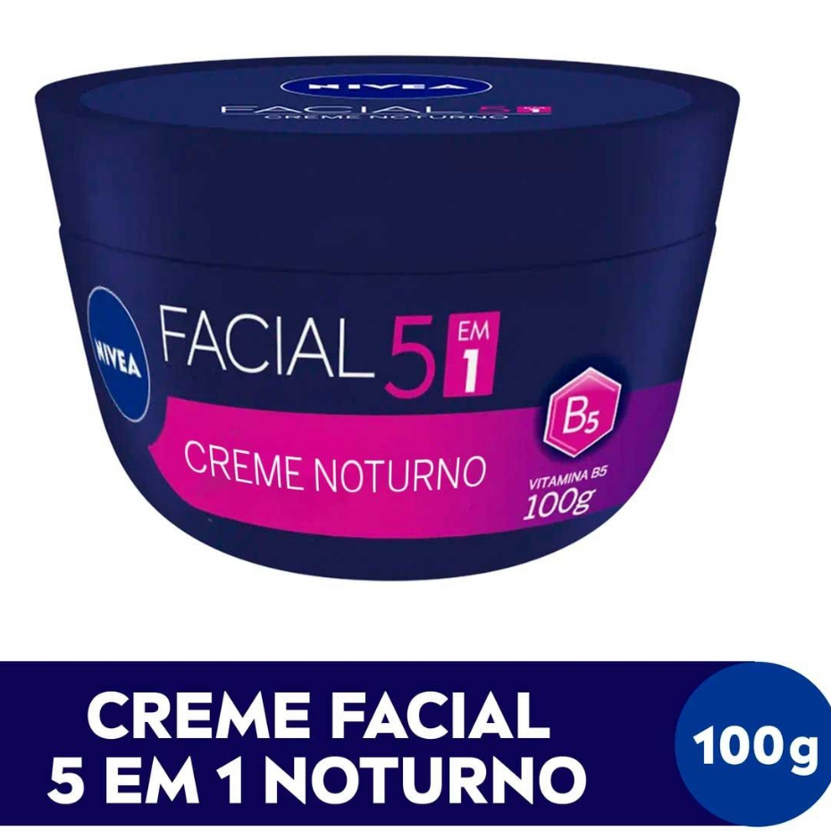 NIVEA - Creme Hidratante Facial Noturno - 100g em Oferta na Shopee