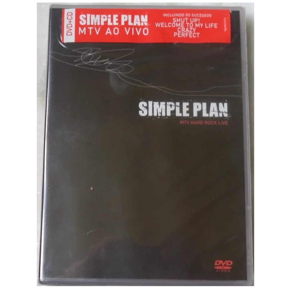 Simple Plan MTV Ao Vivo DVD e CD MTV Hard Rock Live Versão do Álbum Original Novo e Lacrado