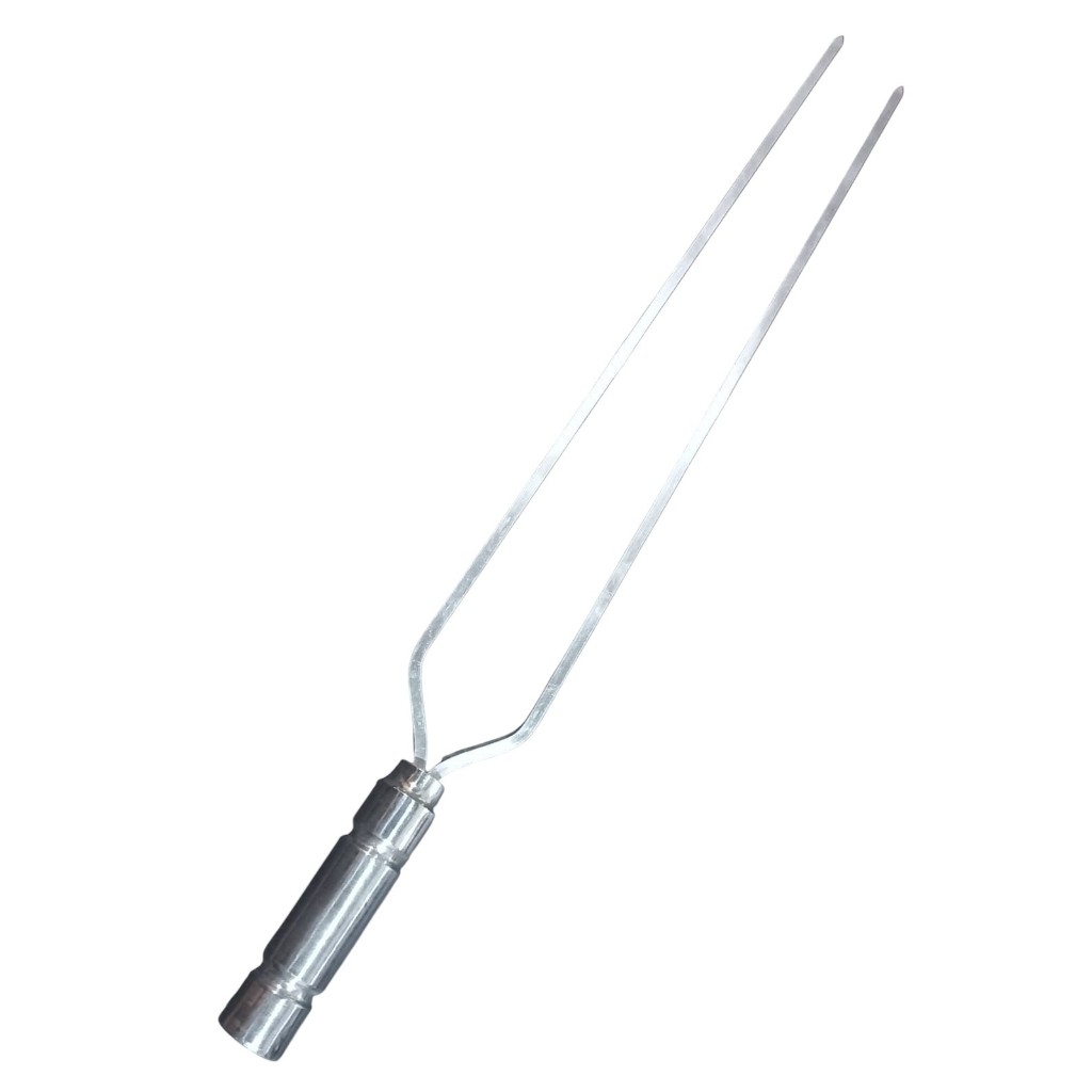 Espeto de alumínio 55 cm Cabo de aluminio Churrasco