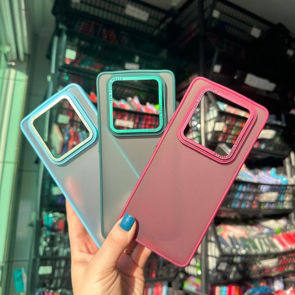 Capa ou Kit Capa Space Acrílico Fosca + Película Ceramica Para Xiaomi Poco X7/Note 14 PRO/14 PRO PLUS em Oferta na Shopee