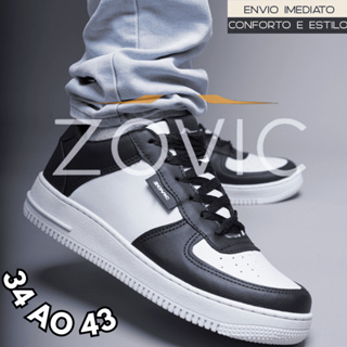 Tênis Masculino Branco Lançamento Confortável 34 a 43 Estilo Casual em Oferta na Shopee