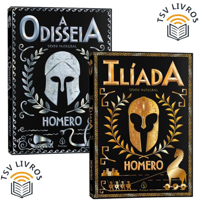 Kit Homero - Íliada e A Odisseia em Oferta na Shopee