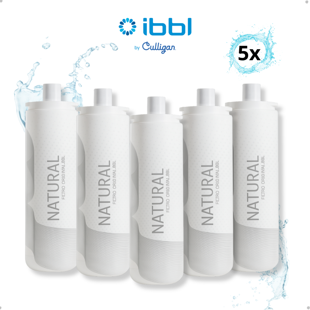Kit 5 Refil Filtro IBBL Natural C+3 Original E-due, Vivax, FR600, Due, Purepress Purificador Água
