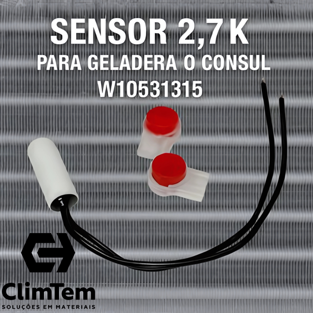 Kit Sensor Degelo E Temperatura Geladeira Brastemp Consul em Oferta na Shopee