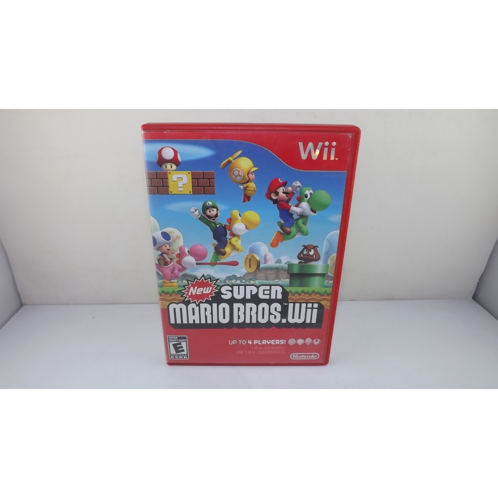 Jogo New Super Mario Bros Nintendo Wii Mídia Física Semi