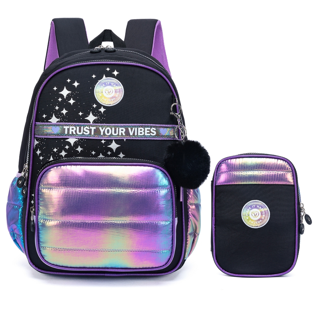 Kit Mochila Coban Infantil Escolar Menina Costa Estojo Lancheira - 18 Litros