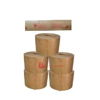 Fita Gomada Sem Reforço 80mm Para Caixa de Papelão Cuidado Frágil 5 Rolos 1Kg - 120m cada em Oferta na Shopee