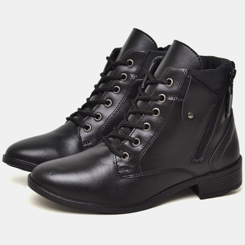 Bota Coturno Dubuy Feminina C/Ziper Lateral Marrom 603FG em Oferta na Shopee
