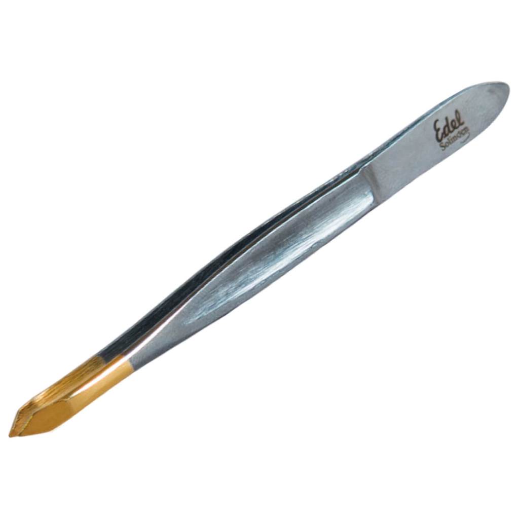 Pinça Sobrancelha Edel Solingen Ponta Fina Triangular 9cm