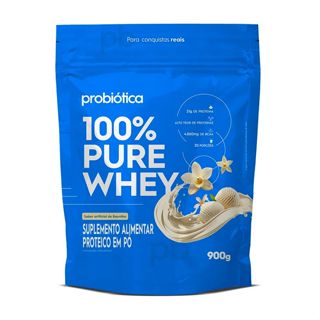 100% Pure Whey Refil 900g Suplemento Alimentar Proteico Linha 100% Pure Whey Probiotica em Oferta na Shopee