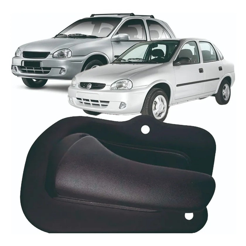 Maçaneta Esquerda Interna Gatilho Corsa Sedan Hatch Classic 1994 1995 1996 1997 1998 1999 2000 2001