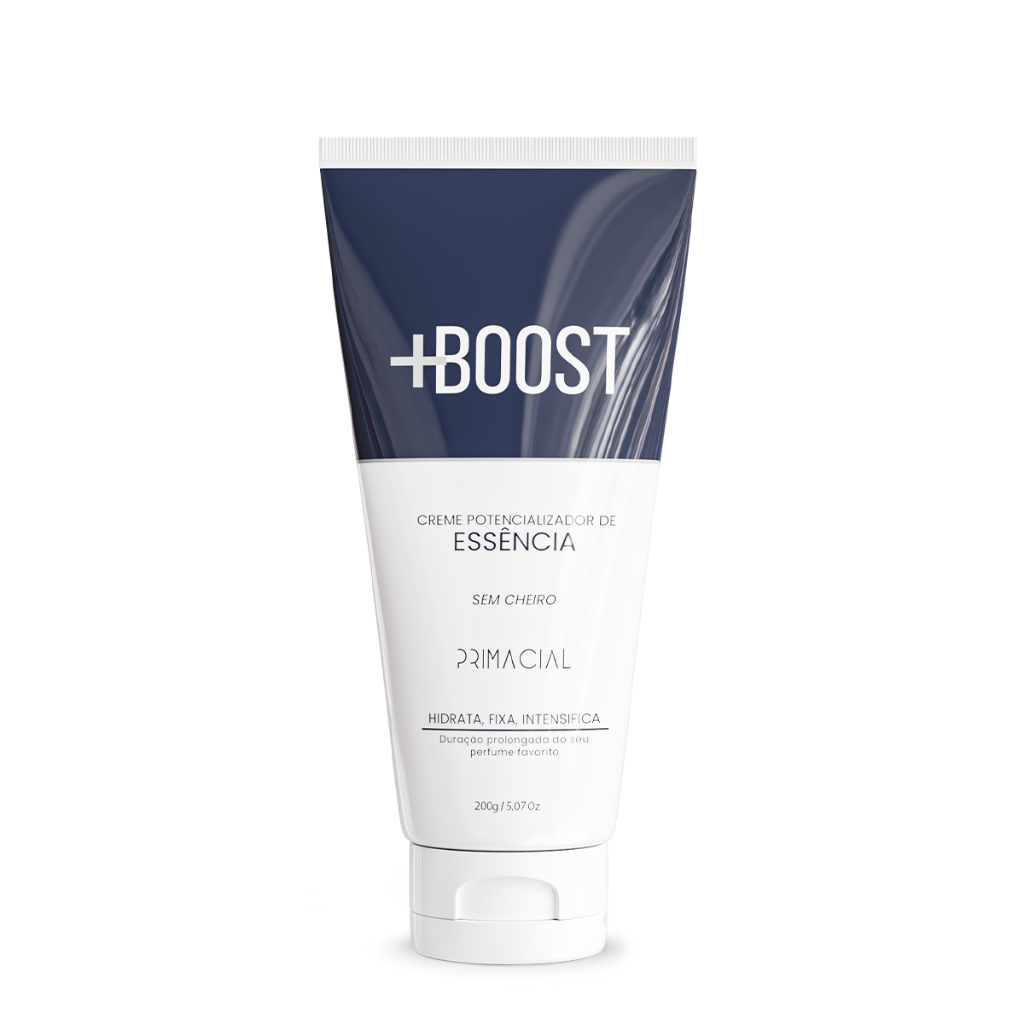 Creme Hidratante Corporal +BOOST by Primacial -  Creme Potencializador de Essência sem Cheiro em Oferta na Shopee
