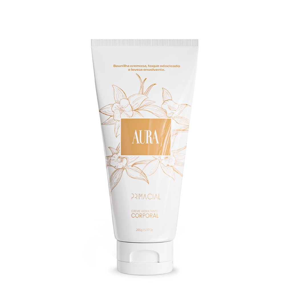 Creme Hidratante Corporal AURA 200g by Primacial em Oferta na Shopee