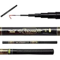 Vara de Pesca Telescópica Retrátil Vários tamanhos (Fibra de vidro + Fibra de Carbono) em Oferta na Shopee