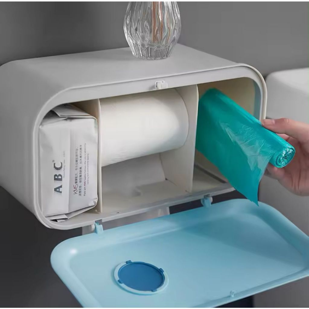Dispenser Porta Papel Higienico / Toalha / Saco De Lixo  Urban Suporte Compacto para Banheiro em Oferta na Shopee
