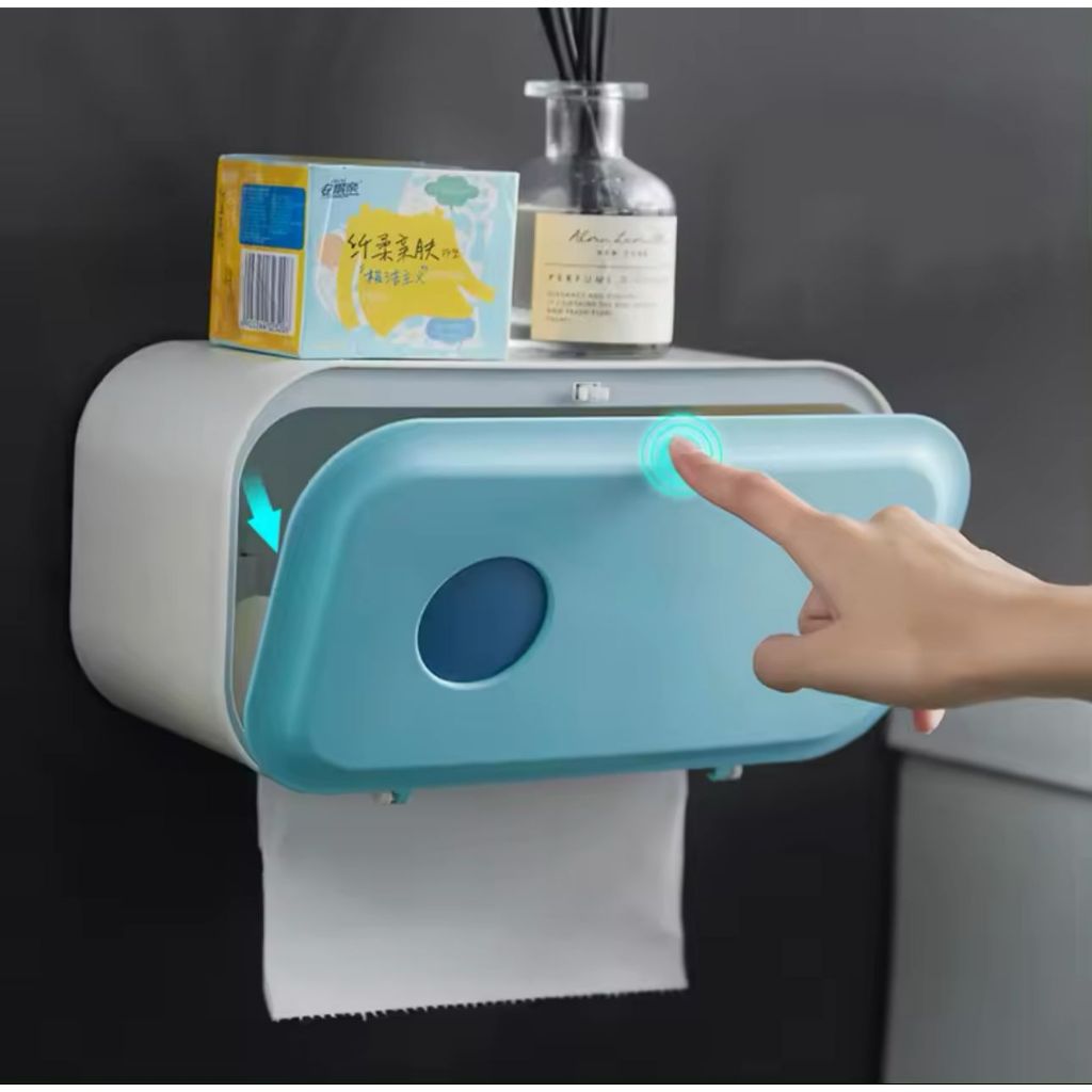 Caixa Porta Papel Higiênico Dispenser De Parede Organizador Papel Toalha Saco de Lixo Lenço Humidecido em Oferta na Shopee