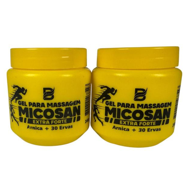 Kit Gel Micosan Para Massagem Com Arnica + 30 Ervas Extra Forte 6 Unidades
