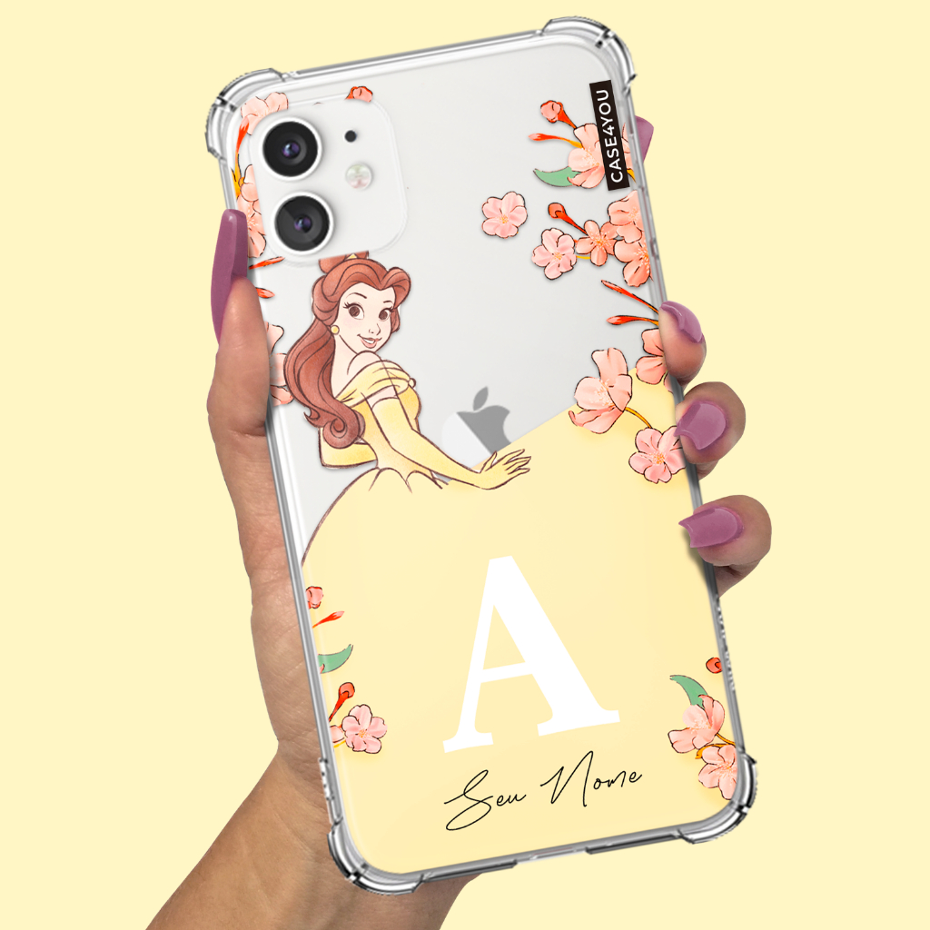 Capa Capinha para Samsung Galaxy A10 A10s A11 A12 A13 A14 A15 A16 A17 Anti-impacto Personalizada Bela Floral