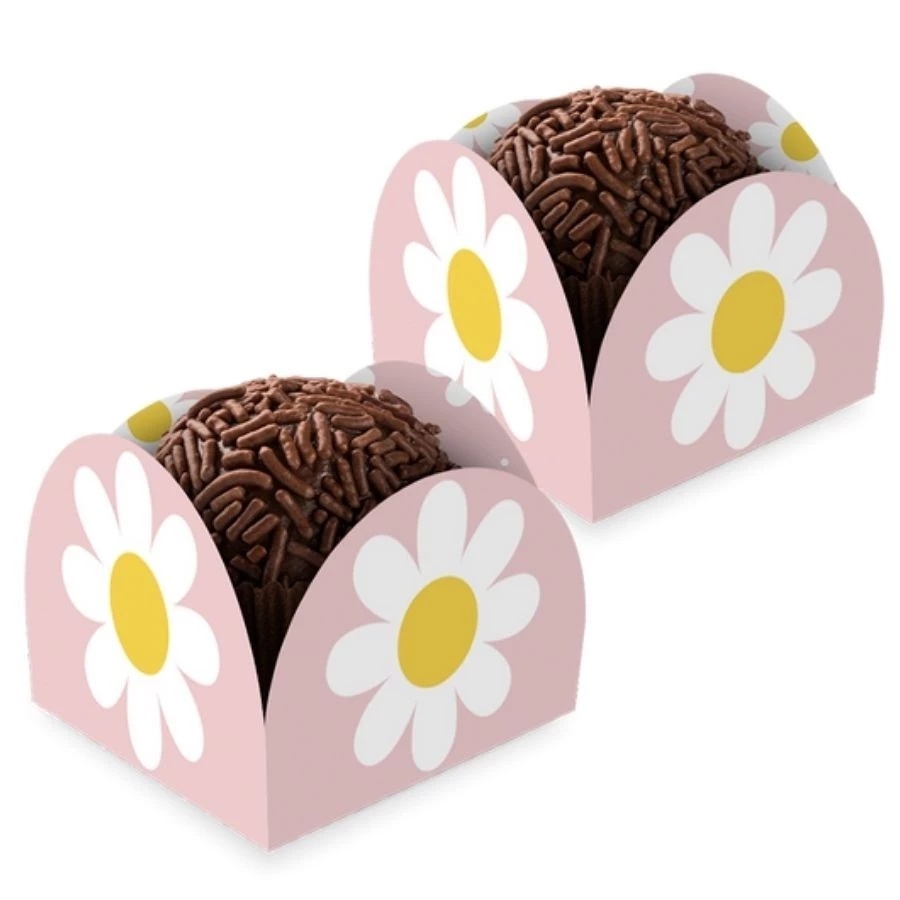 Porta Forminhas para Doces Margarida – Decoração Mesa de Doces Festa Infantil Aniversário