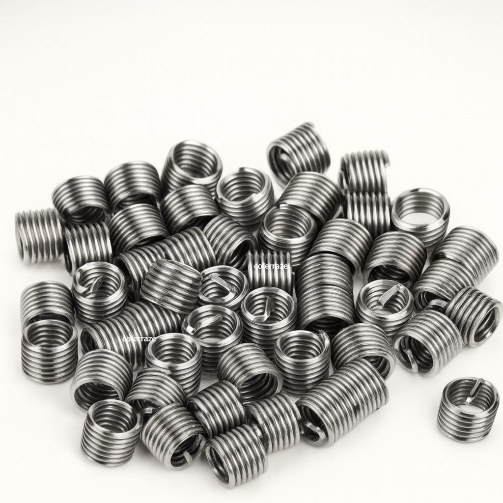 Kit 25 Helicoil Rosca Postiça M6 x 1,0mm Reparo Rosca Profissional Original em Oferta na Shopee