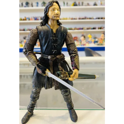 Boneco Aragorn Senhor Dos Anéis Toybiz Lord The Rings
