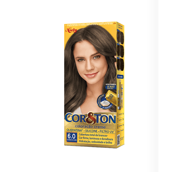 Tintura Niely Cor e Ton Permanente em creme  - Escolher cor em Oferta na Shopee