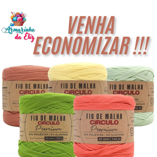Fio de Malha Premium Circulo 270g - 140mt em Oferta na Shopee
