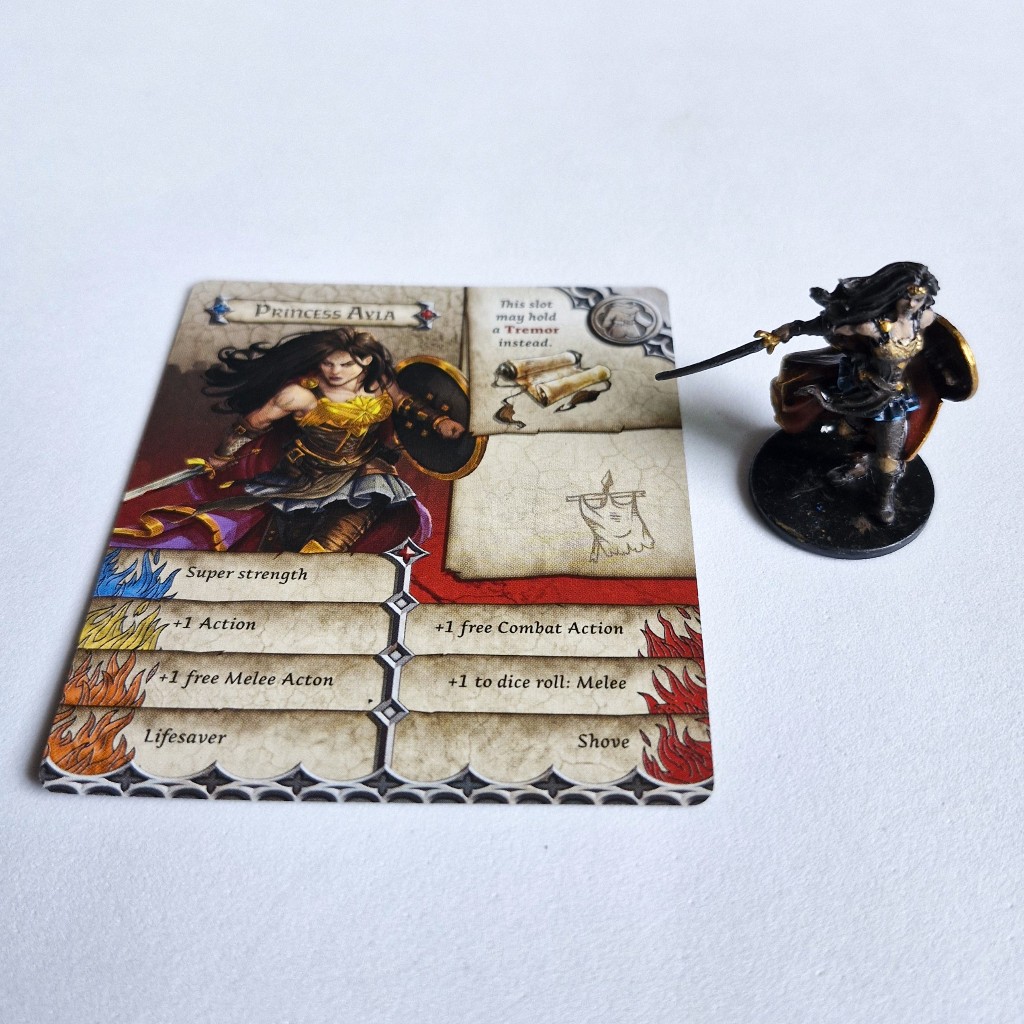 Princess Ayla (c/ Pintura) - Survivor | Sobrevivente - Zombicide Black Plague / Green Horde Ks