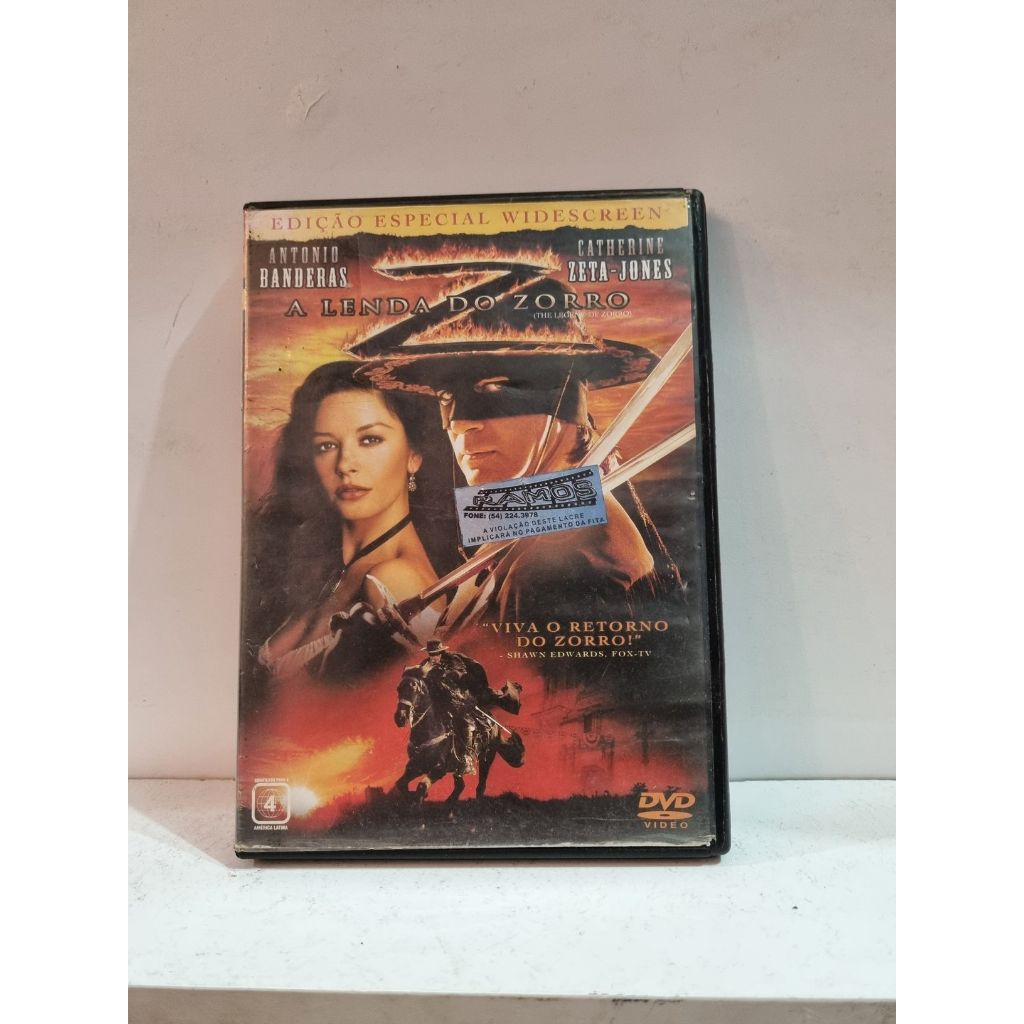 DVD Original - A Lenda do Zorro