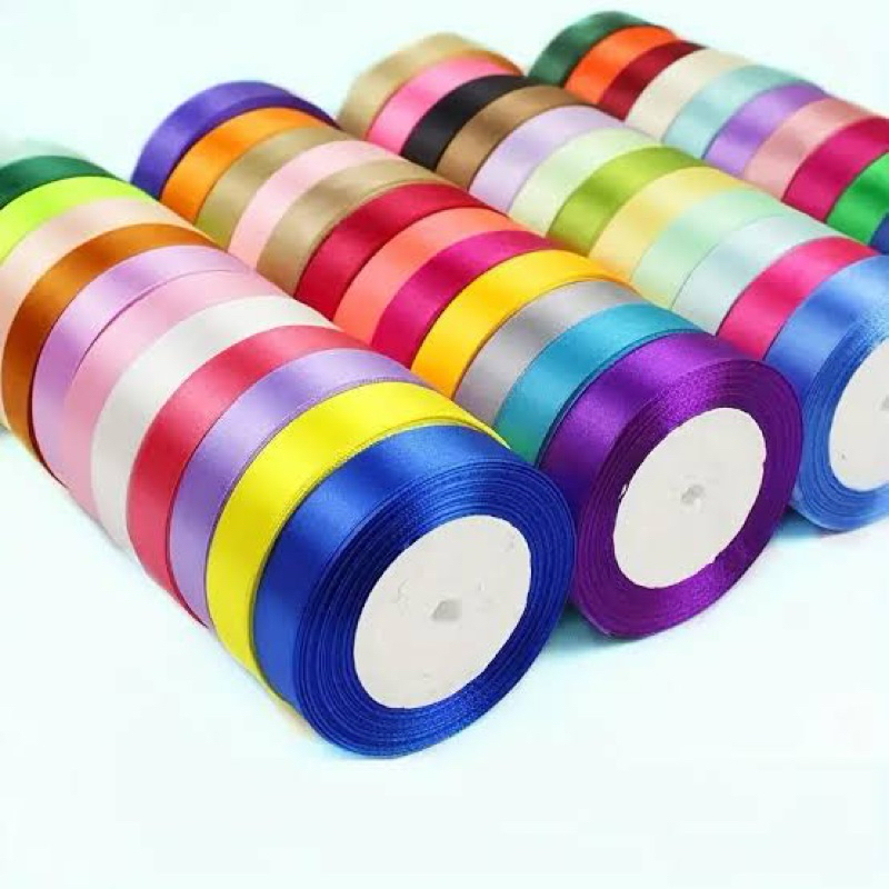 23 mts Fita Cetim n 5 / 22mm Lisa p Artesanatos Roupas Caixas de Presente Laços p Langerie