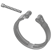 Abraçadeira Inox 3,5p Escape Vw Worker 17180 17220 24220 E3