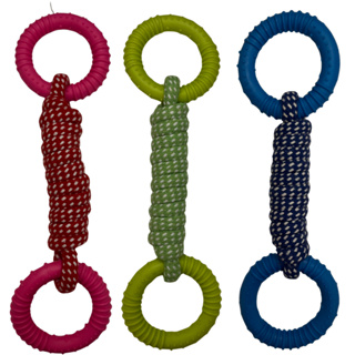 Mordedor para cães argola com corda em Oferta na Shopee