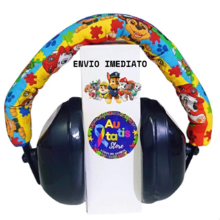 🎧 Abafador de Ruídos 14Db Infantil Patrulha Canina | Proteção Auditiva Autismo Sensibilidade Sonora em Oferta na Shopee