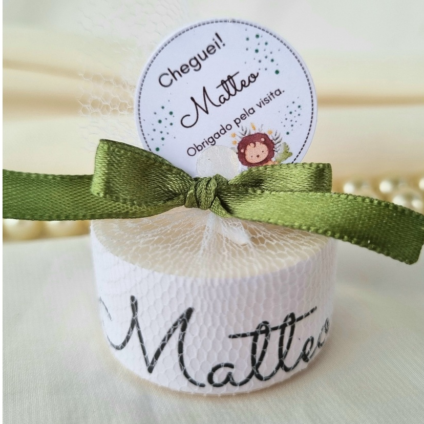 kit 10 Mini Velas Aromáticas personalizadas para lembrancinhas |15g | todos os temas
