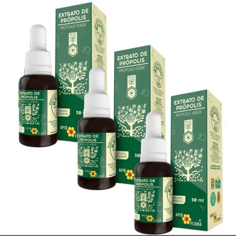 3x Unidades Extrato de Própolis Verde 30 ml Apis Flora em Oferta na Shopee