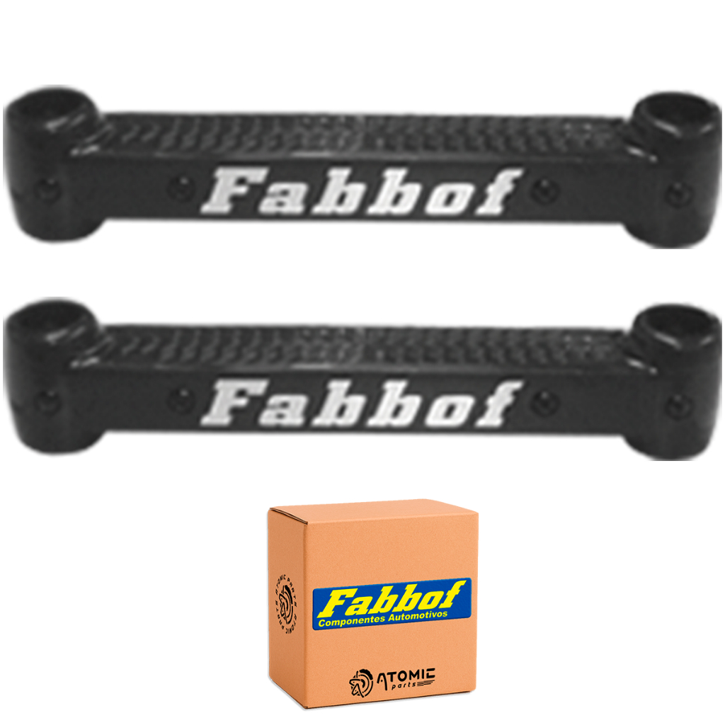 2 Degrau Para Escada Estribo Cabine Caminhão Luxo Plástico