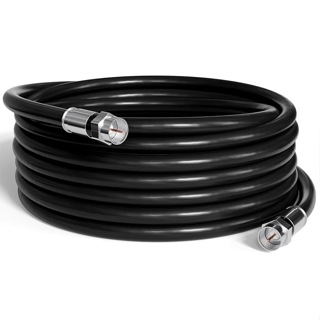 Cabo de Antena Preto RG6 Cabletech Coaxial Montado 1 a 30 Metros em Oferta na Shopee