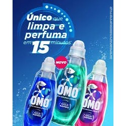 NOVO OMO CICLO RÁPIDO 750ML Ação cuidado, ação total,  ação antiodor