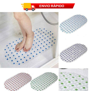 Tapete de Box Para Banheiro Antiderrapante C/ Ventosas Borracha Para Áreas Úmidas em Oferta na Shopee