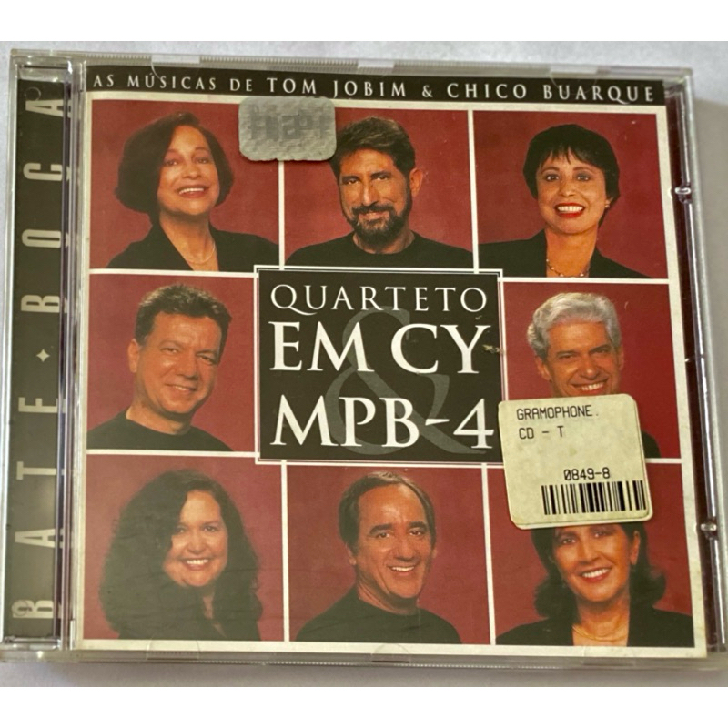 Cd Quarteto Em Cy & Mpb 4 Tom Jobim e Chico Buarque